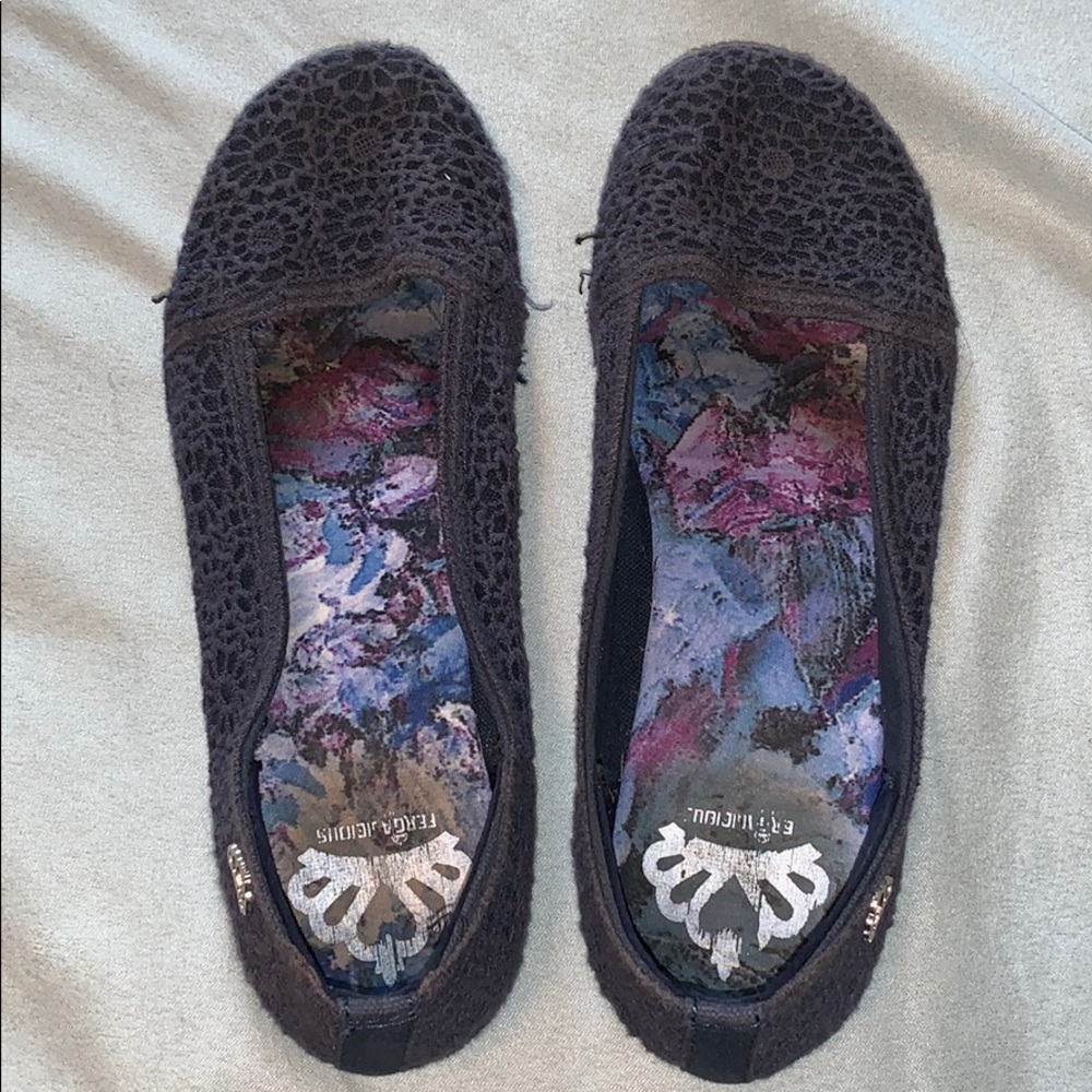 Blue flats